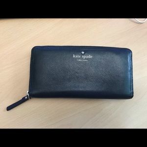 Kate spade long zipper wallet